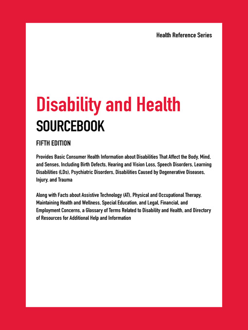 Title details for Disability and Health Sourcebook by James Chambers - Available